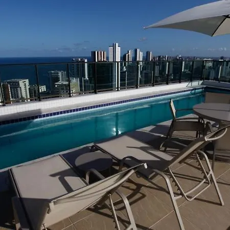 Beach Class Boa Viagem - 100 Metros Da Praia Recife Exterior photo